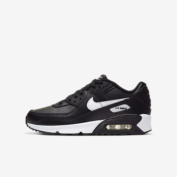 Black nike trainers white sole sale